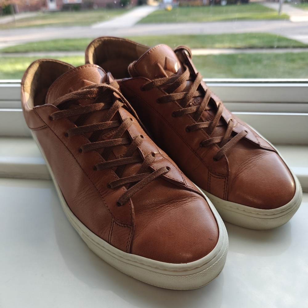 Koio Capri 1st Gen Made in Italy Size 9 Brown Leather Sneakers